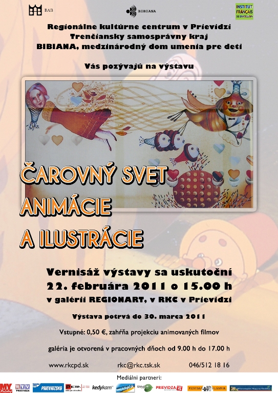 Čarovný svet animácie a ilustrácie - plagát